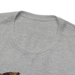 Men's Jersey Brown Batik Blur Simple Tee - Redsoil