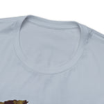 Men's Jersey Brown Batik Blur Simple Tee - Redsoil