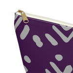 Purple Batik Makeup Pouch - Redsoil