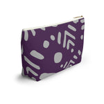 Purple Batik Makeup Pouch - Redsoil