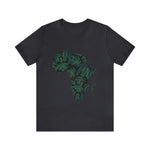 Men's Jersey Green Batik Blur Simple Tee - Redsoil