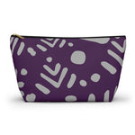 Purple Batik Makeup Pouch - Redsoil