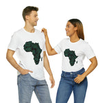 Men's Jersey Green Batik Blur Simple Tee - Redsoil