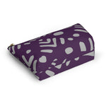 Purple Batik Makeup Pouch - Redsoil