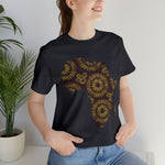 Men's Jersey Brown Batik Blur Simple Tee - Redsoil