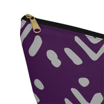 Purple Batik Makeup Pouch - Redsoil