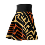 Afia Mudcloth High Waist Skirt - Redsoil