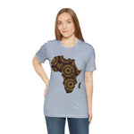 Men's Jersey Brown Batik Blur Simple Tee - Redsoil