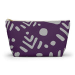 Purple Batik Makeup Pouch - Redsoil