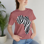 Men's Jersey Africa Zebra Simple Tee