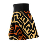 Afia Mudcloth High Waist Skirt - Redsoil