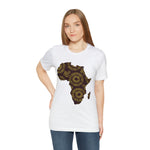 Men's Jersey Brown Batik Blur Simple Tee - Redsoil