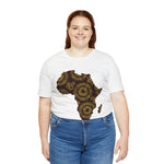 Men's Jersey Brown Batik Blur Simple Tee - Redsoil