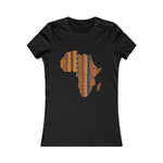 Women's Africa Kente Map Tee - Redsoil