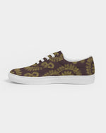 Brown and Yellow Batik.jpg Men's Lace Up Canvas Shoe - Redsoil