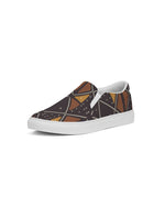 Mudcloth Print Men's Slip-On Canvas Shoe - Redsoil