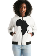 Africa Map Women's Bomber Jacket - Redsoil