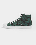 Green Batik Women's Hightop Canvas Shoe - Redsoil