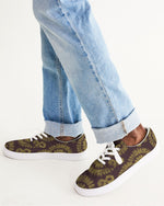 Brown and Yellow Batik.jpg Men's Lace Up Canvas Shoe - Redsoil