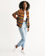 Kente Women's Bomber Jacket - Redsoil