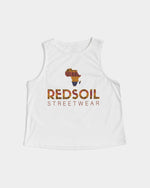 Redsoil Kente Logo Women's Cropped Tank - Redsoil
