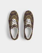 Brown and Yellow Batik.jpg Men's Lace Up Canvas Shoe - Redsoil