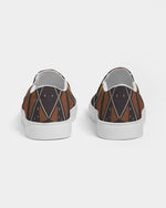 Mudcloth Print Men's Slip-On Canvas Shoe - Redsoil