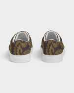 Brown and Yellow Batik.jpg Men's Lace Up Canvas Shoe - Redsoil