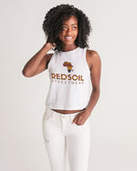 Redsoil Kente Logo Women's Cropped Tank - Redsoil