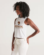 Redsoil Kente Logo Women's Cropped Tank - Redsoil