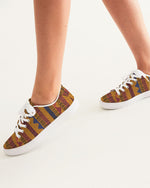 Kente Dress Women's Faux-Leather Sneaker - Redsoil