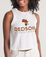 Redsoil Kente Logo Women's Cropped Tank - Redsoil