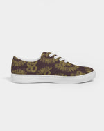 Brown and Yellow Batik.jpg Men's Lace Up Canvas Shoe - Redsoil