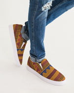 Kente Dress Men's Slip-On Canvas Shoe - Redsoil