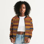 Kente Women's Bomber Jacket - Redsoil