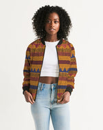 Kente Dress Women's Bomber Jacket - Redsoil